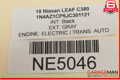 18-24 Nissan Leaf Front Hood Bonnet Lock Latch OEM