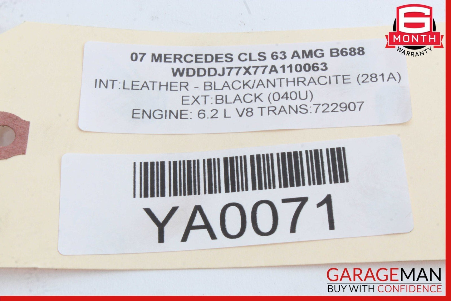 06-11 Mercedes W219 CLS63 E63 AMG Front Left Driver Side Lower Control Arm OEM