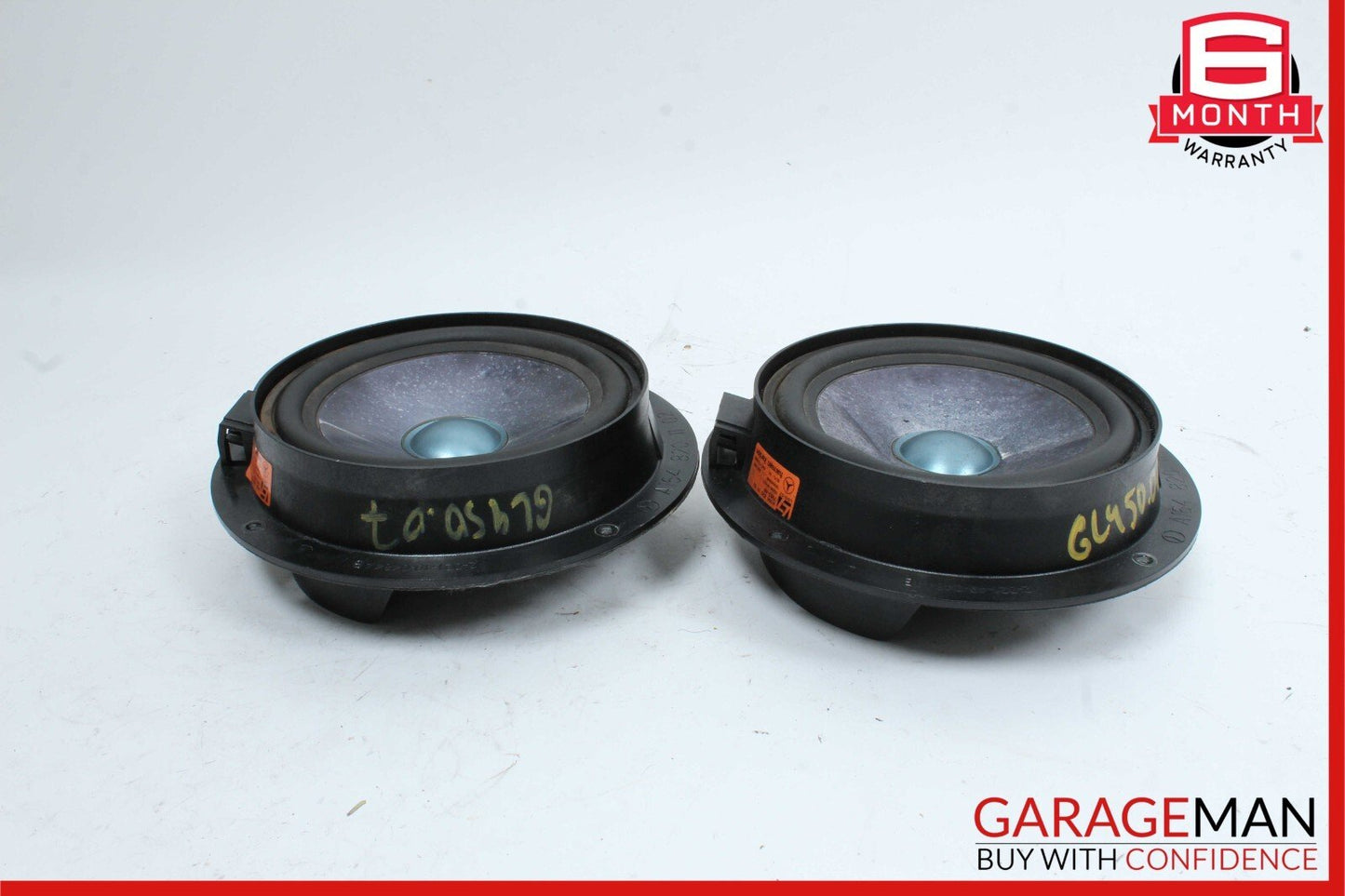 06-13 Mercedes X164 GL450 4MATIC Rear Left & Right Side Audio Sound Speakers Set