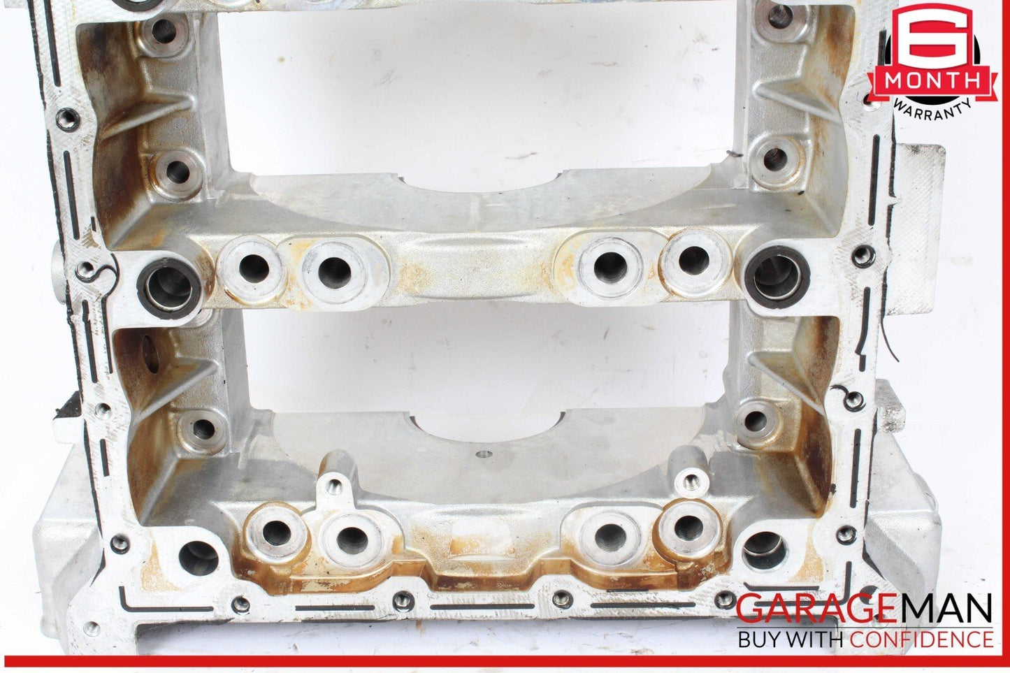 10-16 Porsche Cayenne S 958 4.8L Crankshaft Housing Lower Engine Block OEM