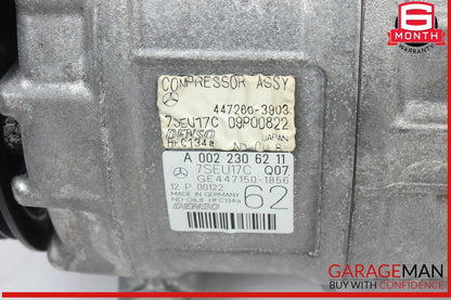 11-14 Mercedes W221 S550 CL550 AC A/C Air Conditioning Compressor Pump OEM