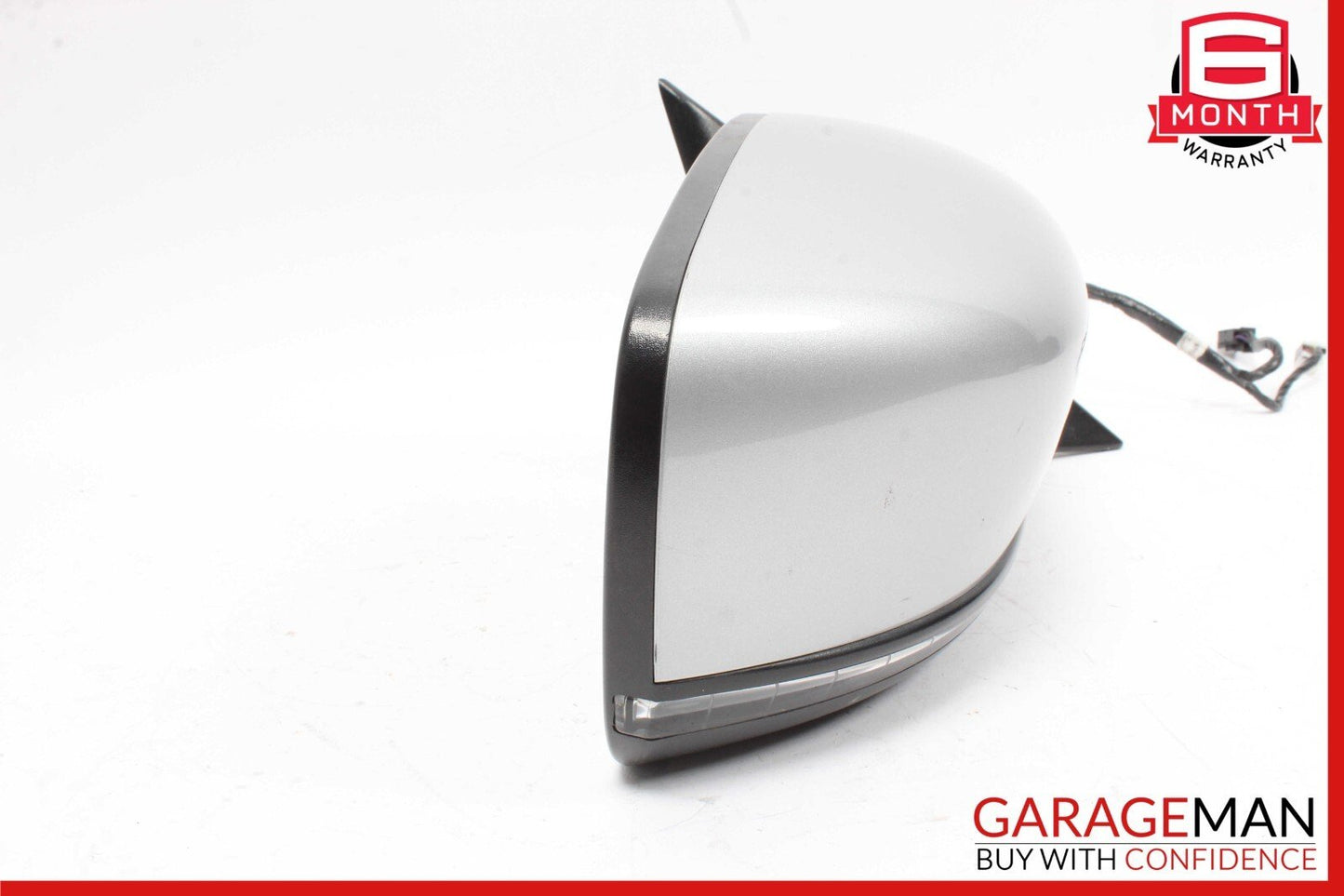 14-17 Maserati Ghibli Front Right Side Mirror Door Rear View Silver/Black OEM