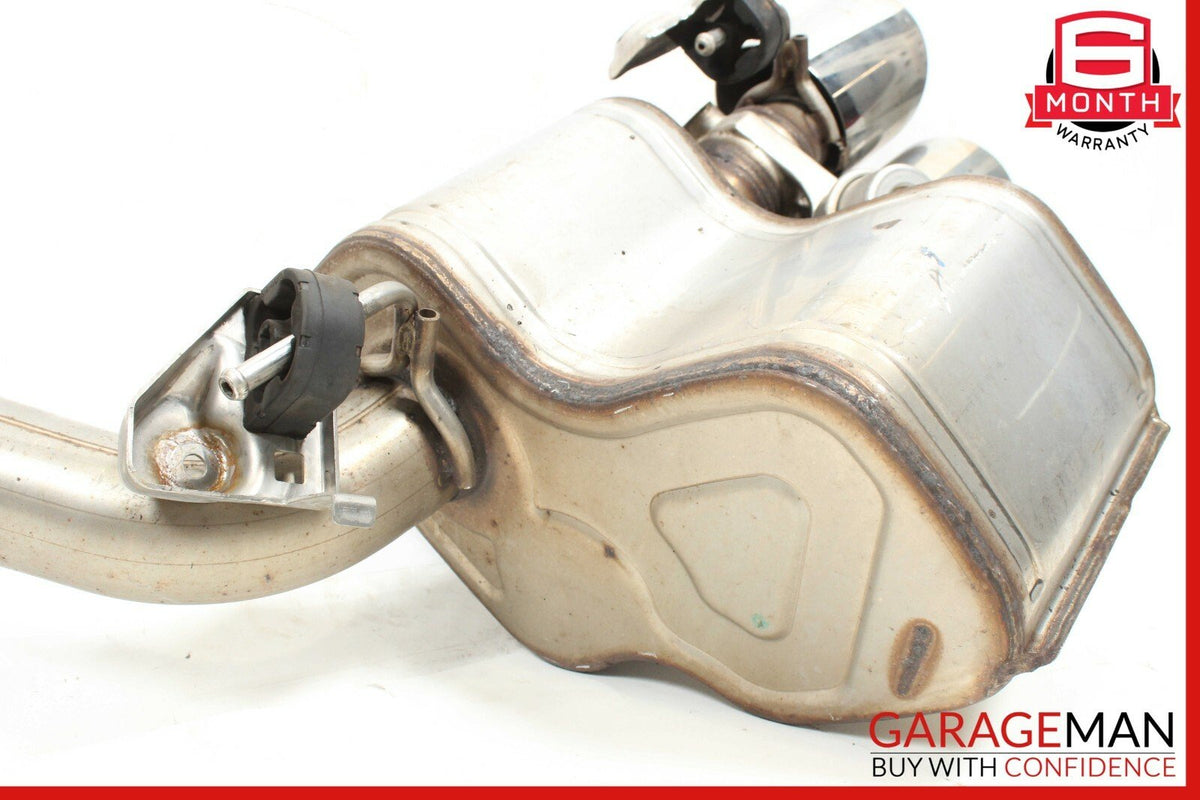 14-17 Maserati Ghibli Rear Left Driver Exhaust Muffler Dual Tip Assembly OEM