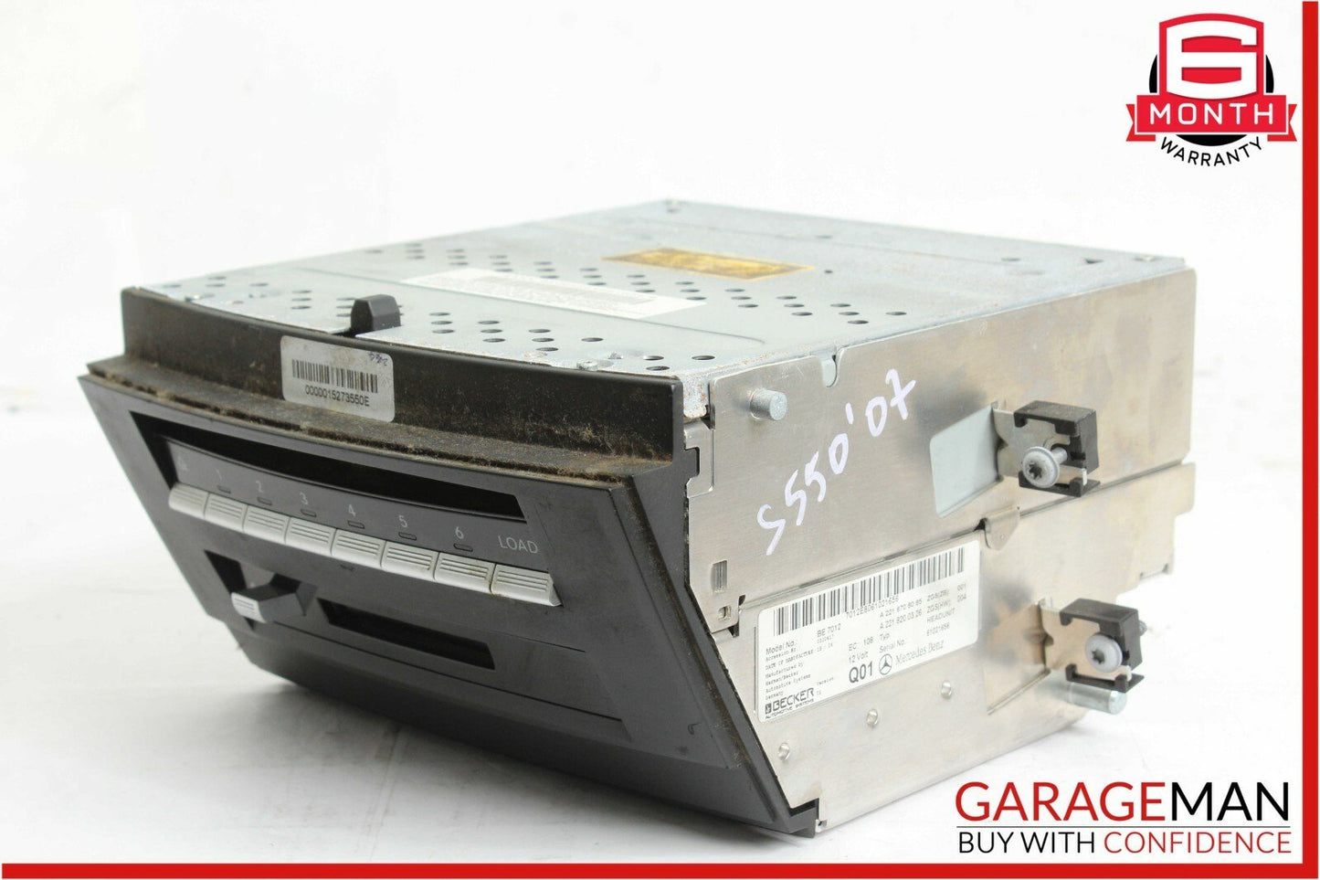 07-09 Mercedes W221 S550 Navigation Command Comand Head Unit Audio CD Changer