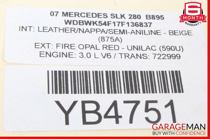 05-11 Mercedes R171 SLK280 SLK55 Front Left Driver Side Lower Control Arm OEM