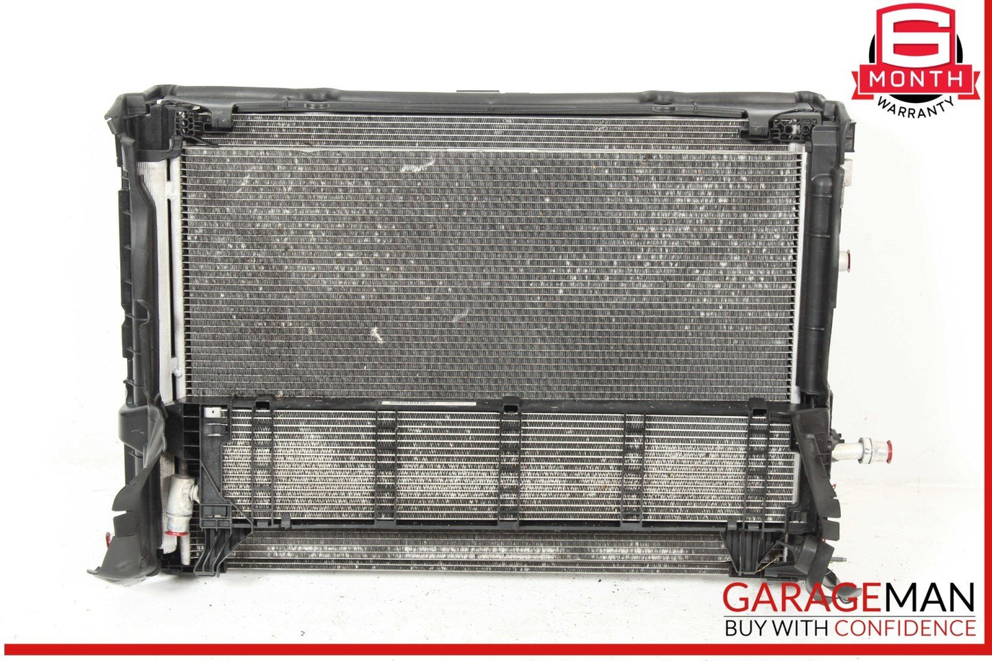 16-20 Mercedes X253 GLC350e Engine Cooling Radiator Air A/C Condenser OEM