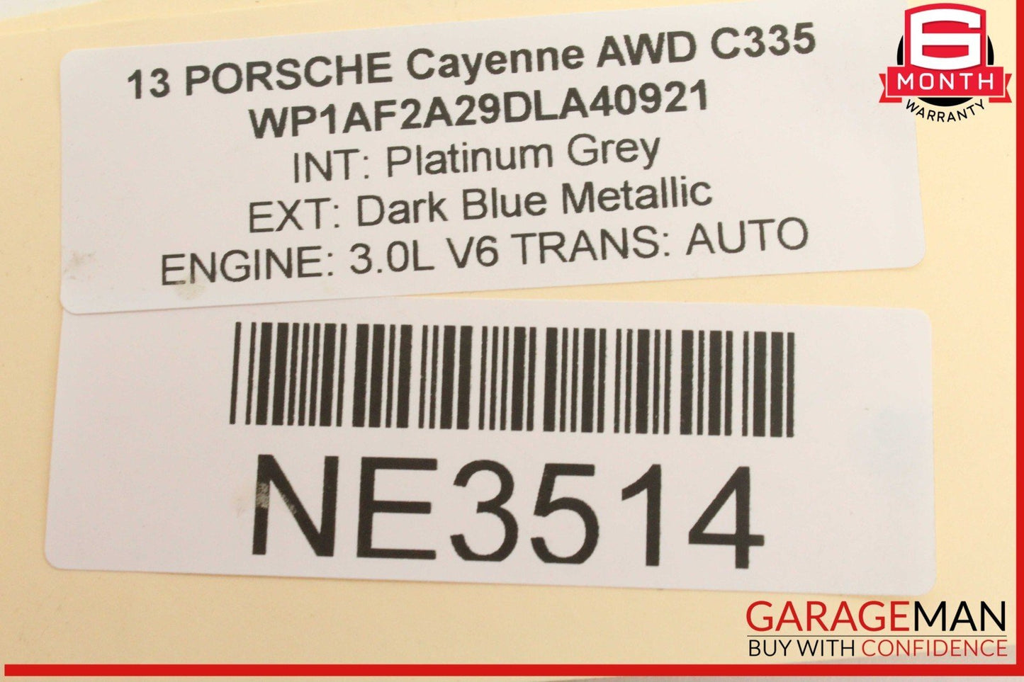 11-14 Porsche Cayenne 958 AWD Power Brake Booster Master Cylinder w/ Reservoir