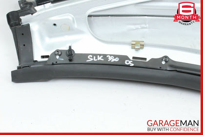 05-11 Mercedes R171 SLK350 Rear Right Side Window Roof C Pillar Panel Silver OEM