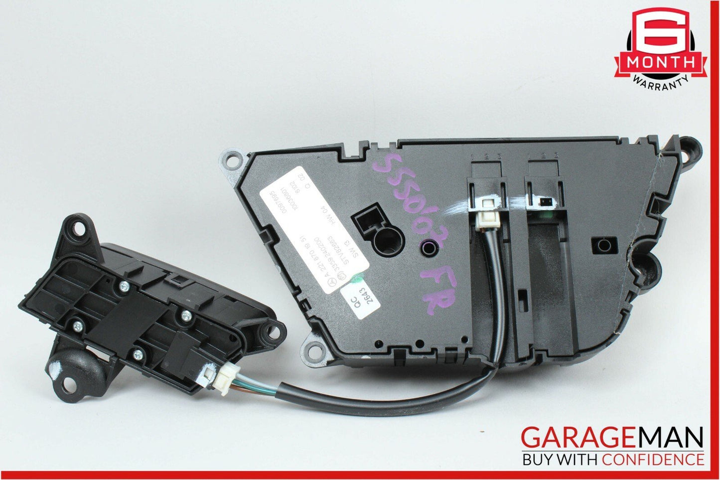 07-13 Mercedes W221 S550 CL550 Front Right Side Seat Adjust Control Switch Set