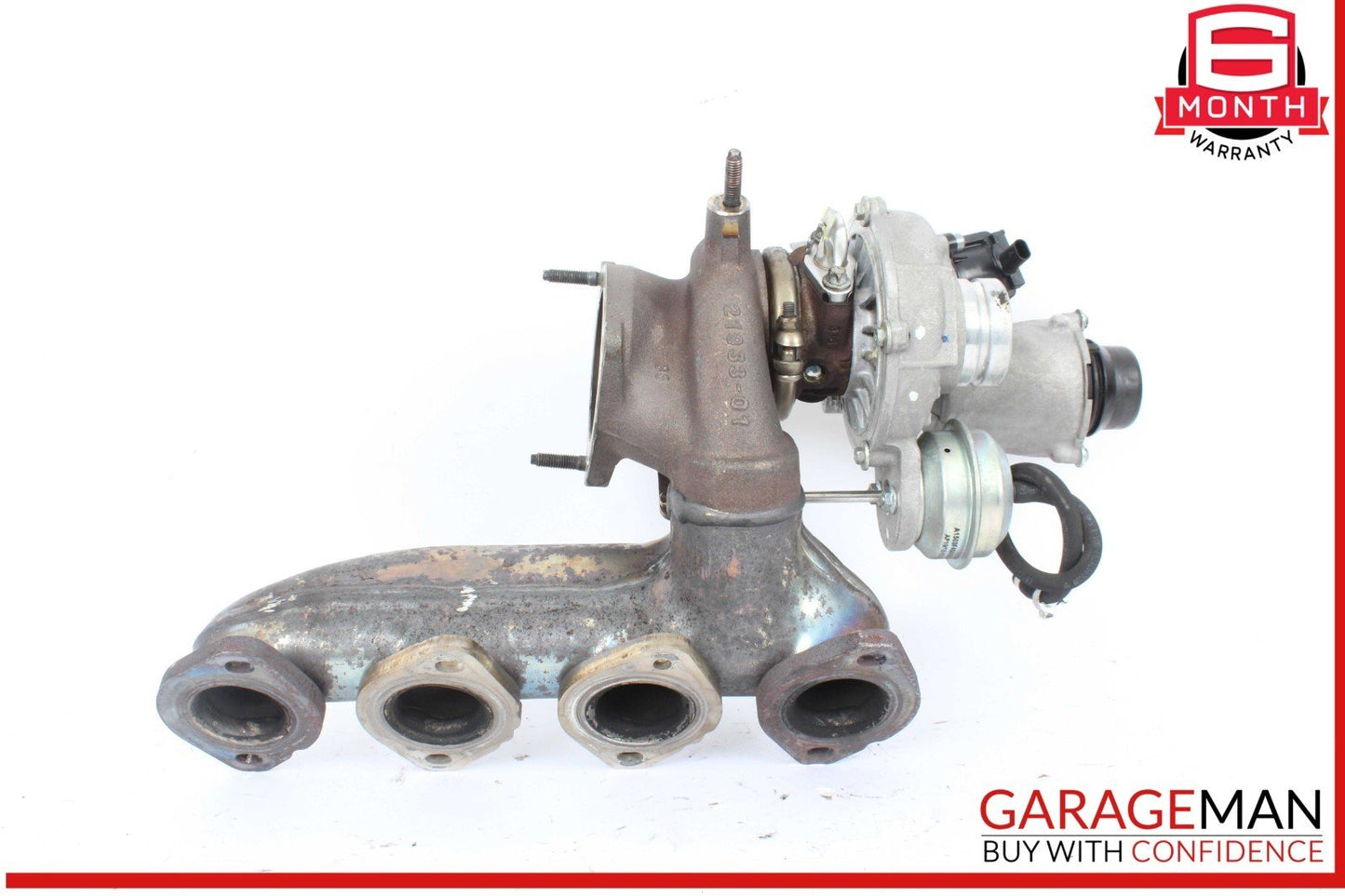 12-15 Mercedes R172 SLK250 C250 1.8L Turbo Turbocharger Manifold Assembly OEM