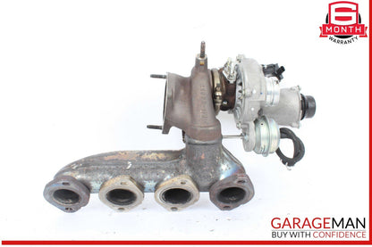 12-15 Mercedes R172 SLK250 C250 1.8L Turbo Turbocharger Manifold Assembly OEM