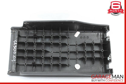 03-06 Mercedes R230 SL500 Rear Center Console Lid Cover Panel Leather Black