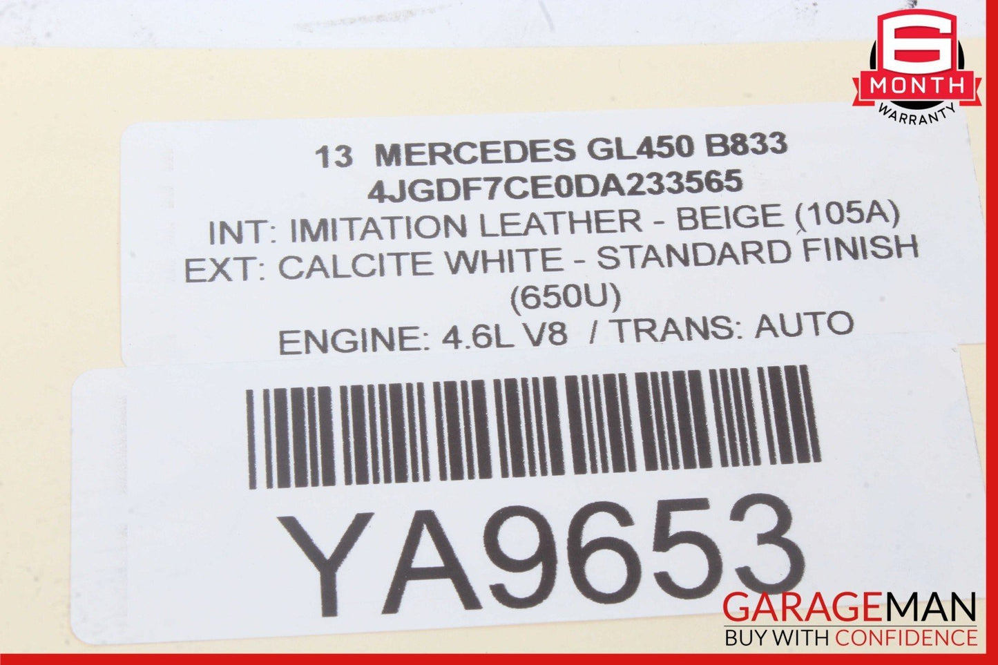 12-19 Mercedes X166 GL350 GL550 Rear Left Side Upper Lateral Control Arm OEM