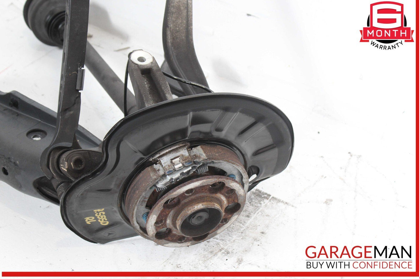 07-13 Mercedes W221 S550 CL550 Rear Left Spindle Knuckle Driveshaft Assembly OEM