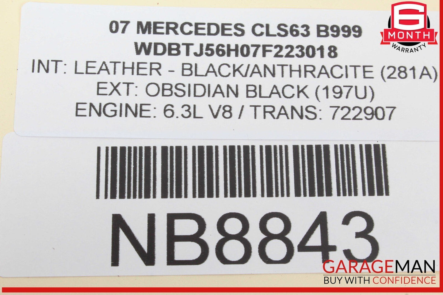 06-11 Mercedes W219 CLS63 AMG CLS500 Front Right Door Control Module 2198200726