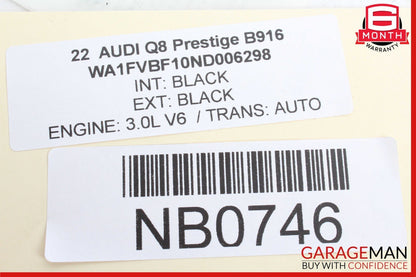 19-24 Audi Q8 Rear Left or Right Side Lower Forward Control Arm OEM