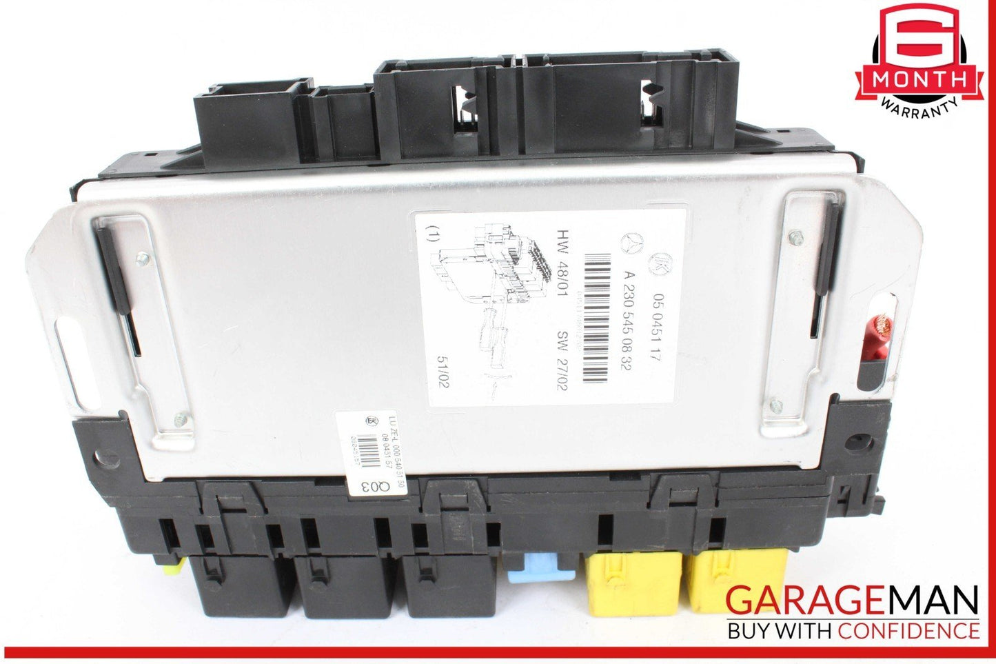 03-12 Mercedes R230 SL500 SL550 Front Left SAM Fuse Box Control Module OEM