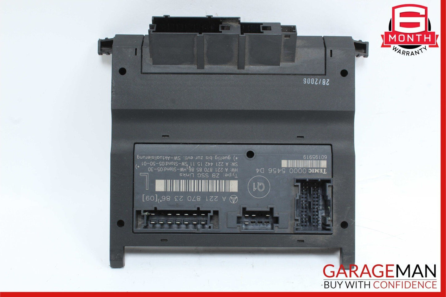 07-13 Mercedes W221 S450 S550 Front Left Driver Side Under Seat Control Unit OEM