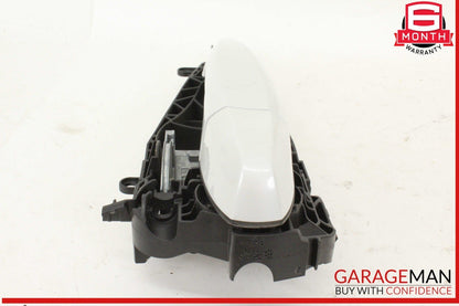 16-22 BMW X1 F48 X2 Rear Left Driver Side Exterior Door Handle White OEM