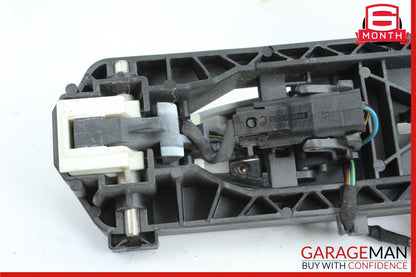 10-13 Mercedes W212 E350 E550 E63 AMG Rear Left Exterior Door Handle White OEM