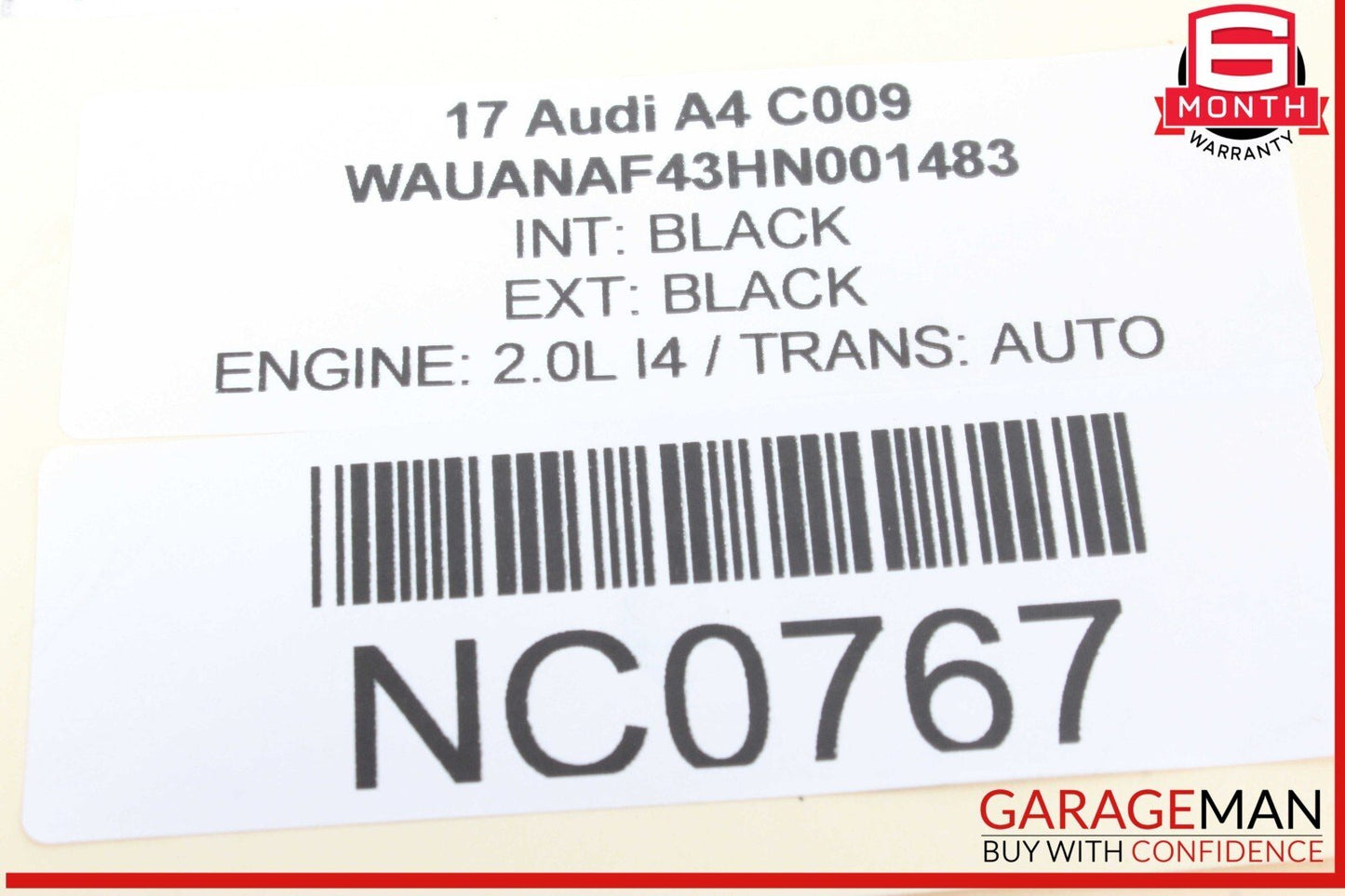 17-24 Audi A4 Rear Right Passenger Side Upper Lateral Control Arm 8W0505398C OEM