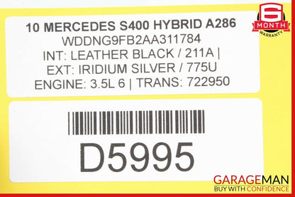10-13 Mercedes W221 S400 S550 S63 AMG Rear Parktronic Control Module Unit Q01
