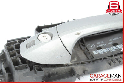 10-13 Mercedes W212 E350 Front Left Side Exterior Door Handle Assembly Silver