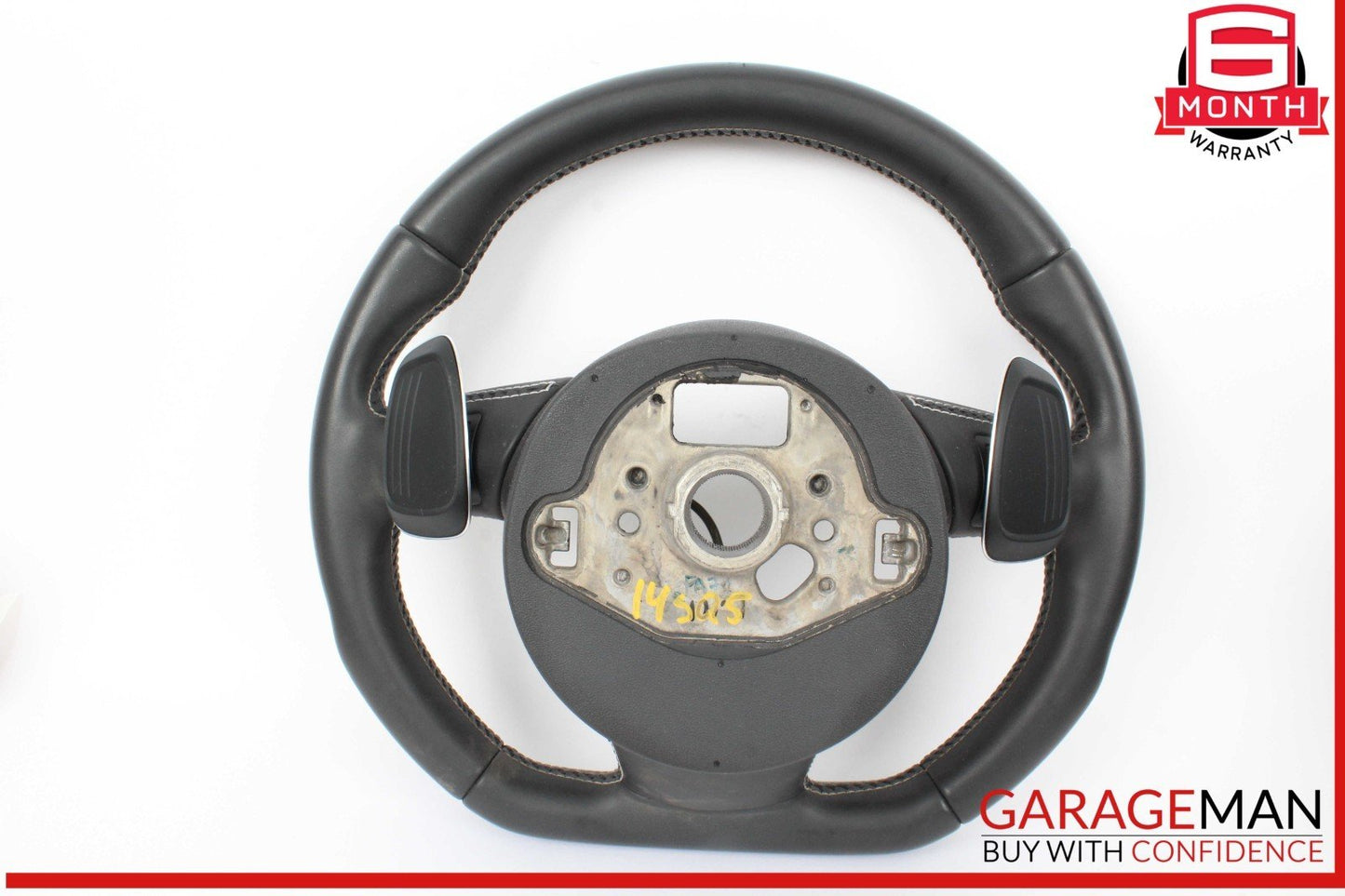 14-16 Audi SQ5 Front Left Driver Side Steering Wheel w/ Paddle Shifters OEM