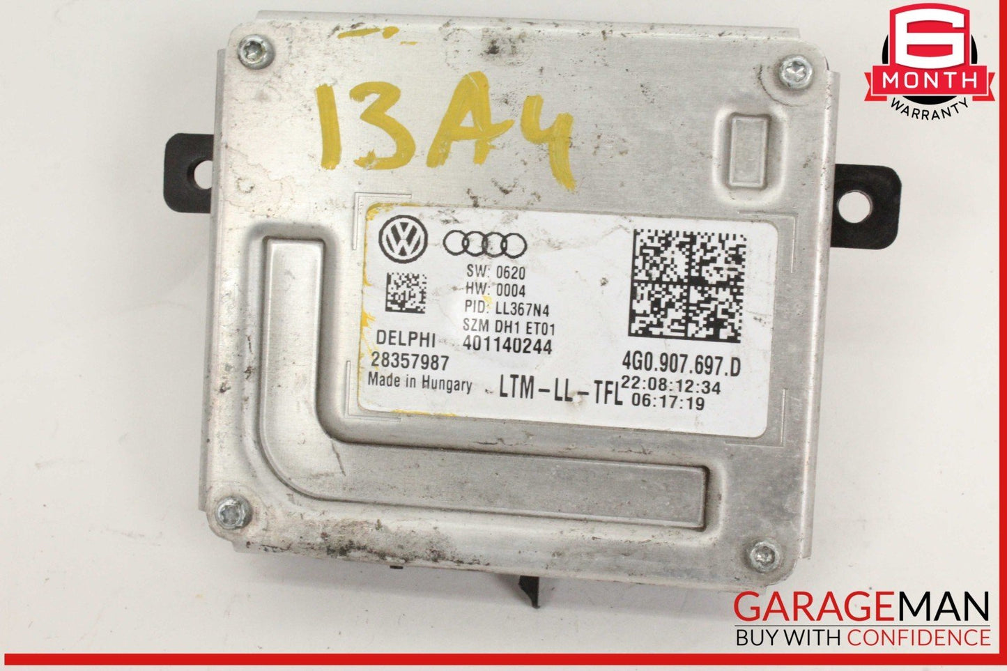 13-17 Audi A4 SQ5 LED DRL Head Light Headlight Ballast Module 4G0907697D OEM