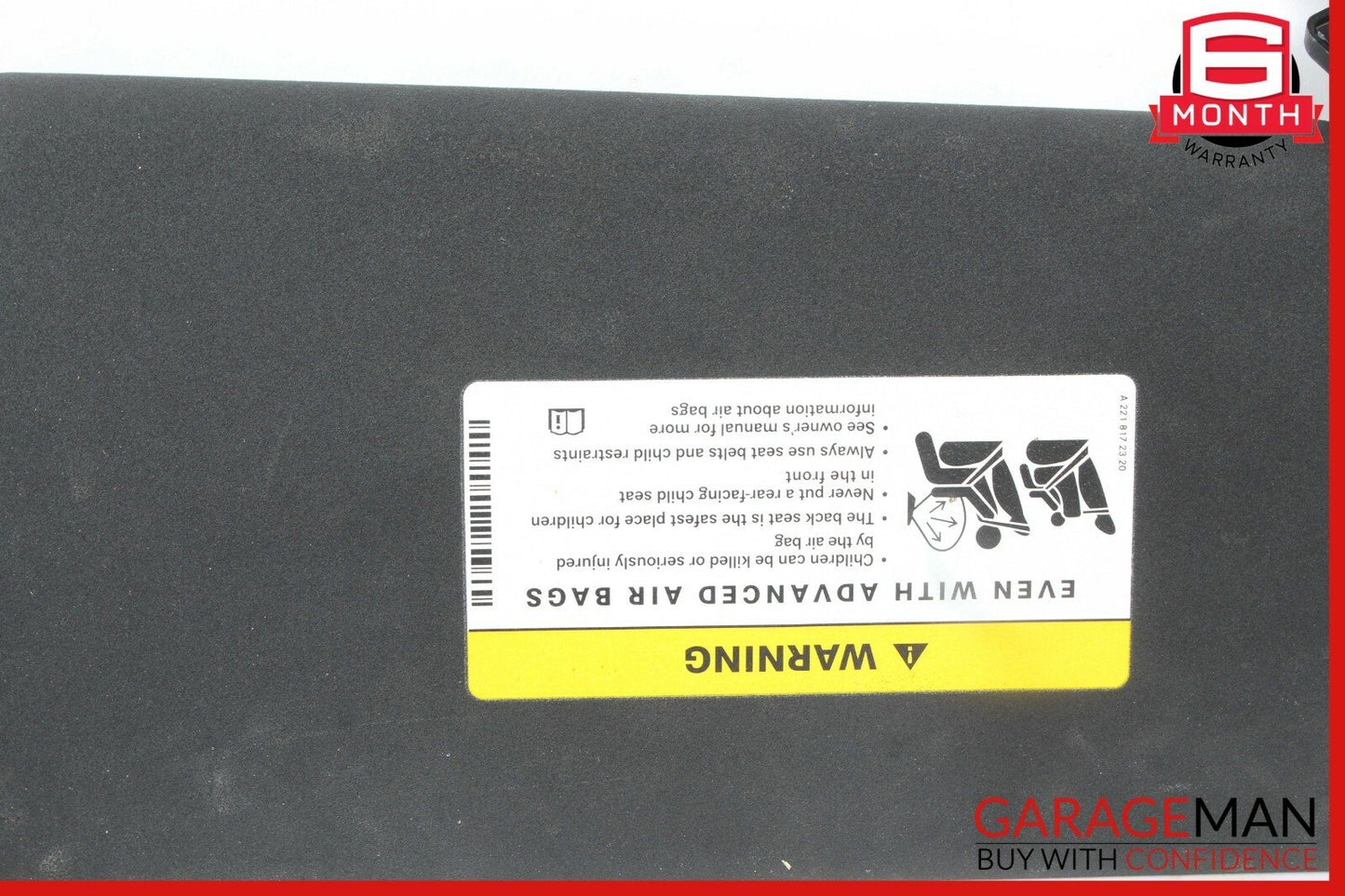 08-14 Mercedes W204 C250 C350 Front Left Sun Visor Sunvisor Shade Black