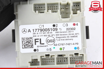 19-23 Mercedes W118 CLA250 Front Left Driver Side Door Control Module Unit OEM