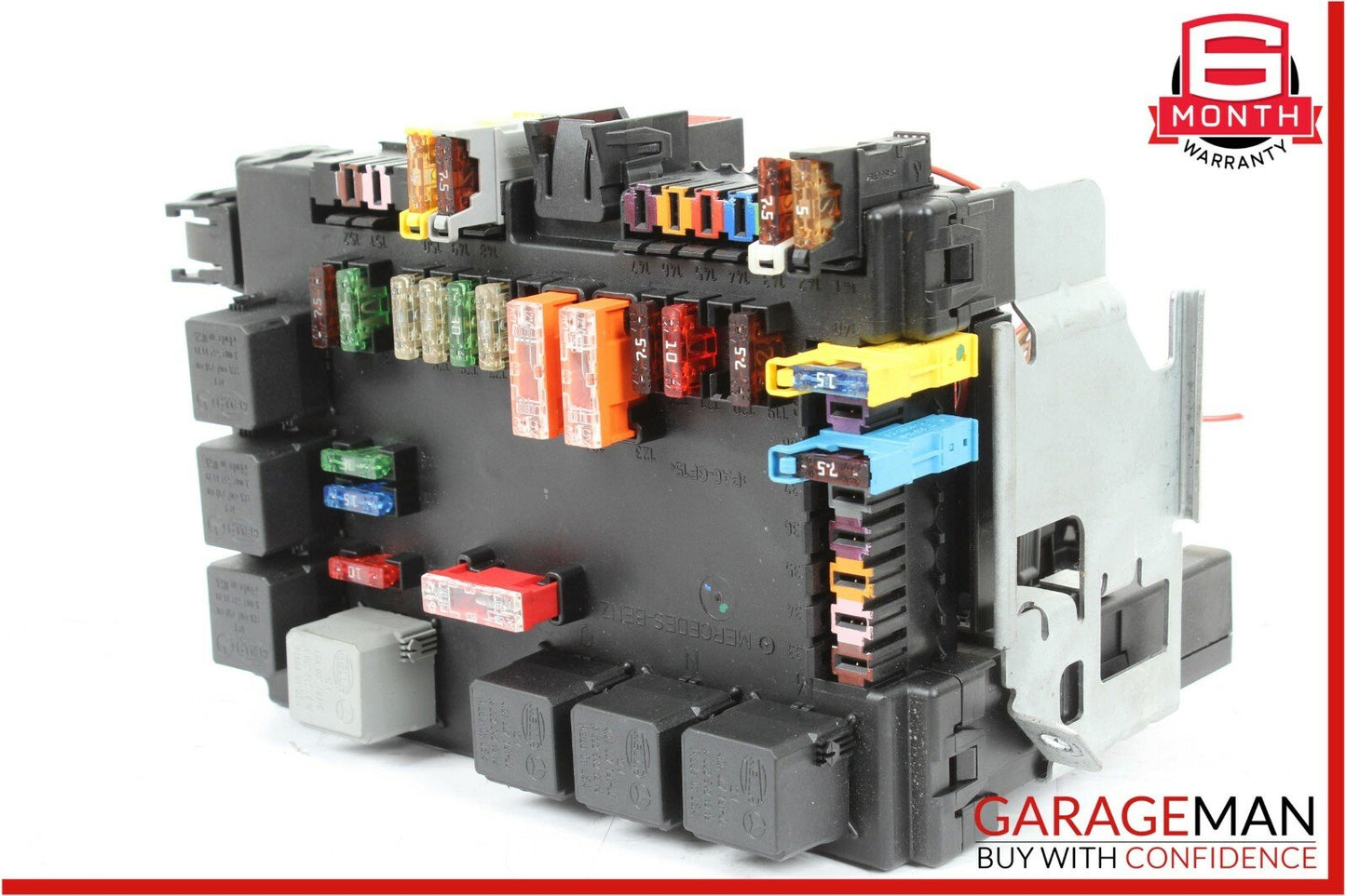 07-09 Mercedes S550 CL550 CL65 AMG Rear Trunk SAM Fuse Relay Box Module Assembly