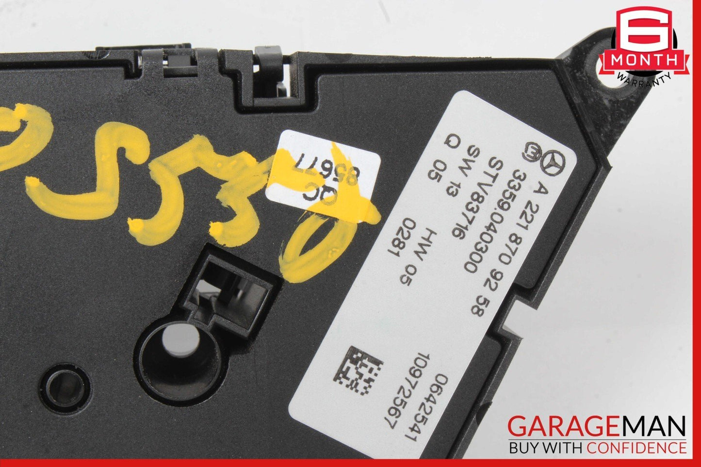07-14 Mercedes W221 S550 Front Left Side Seat Control Memory Controller Switch