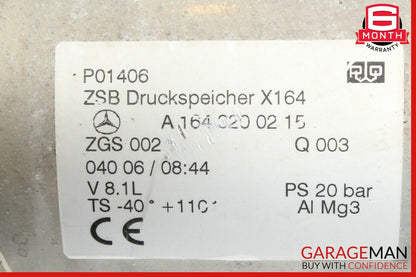 07-12 Mercedes X164 GL450 Airmatic Compressor Air Suspension Pressure Tank