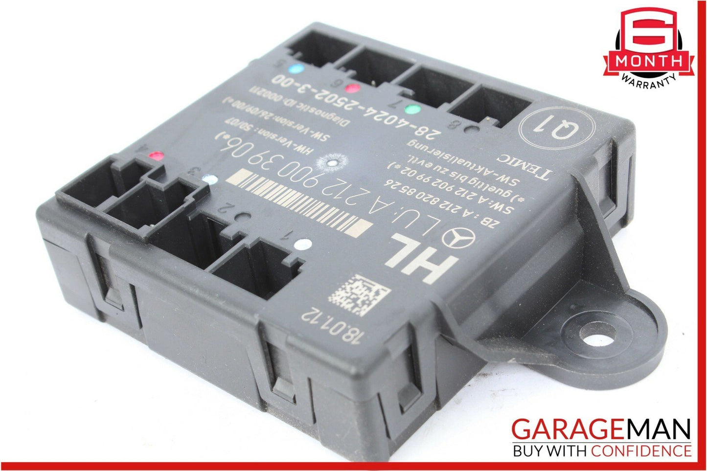 08-14 Mercedes W204 C250 C300 Rear Left Driver Side Door Control Module OEM