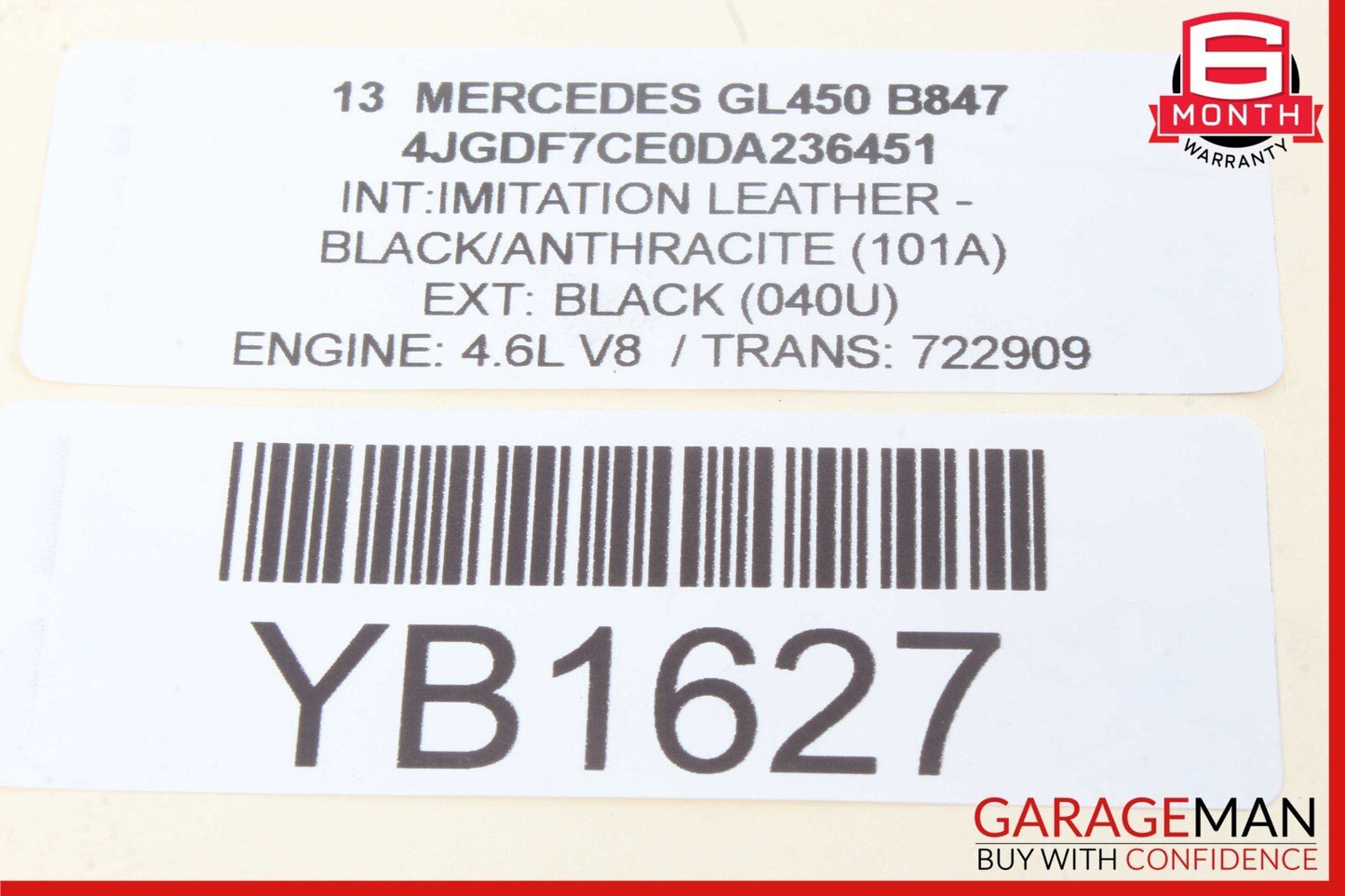 13-16 MERCEDES GL450 GL550 REAR RIGHT UPPER CONTROL CENTER CAMBER ARM OEM