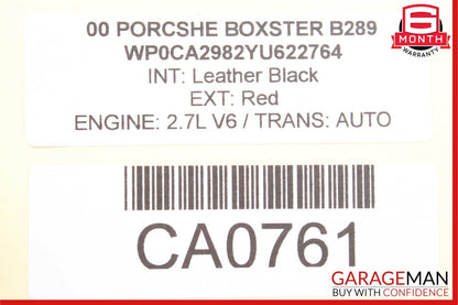 97-04 Porsche Boxster 986 Front Center Console Trim Switch Control 98655254300
