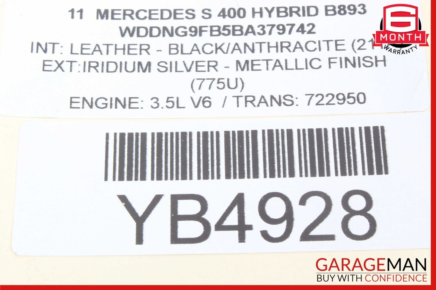 07-14 Mercedes W221 S400 CL63 Rear Right or Left Side Tie Rod Lower Control Arm