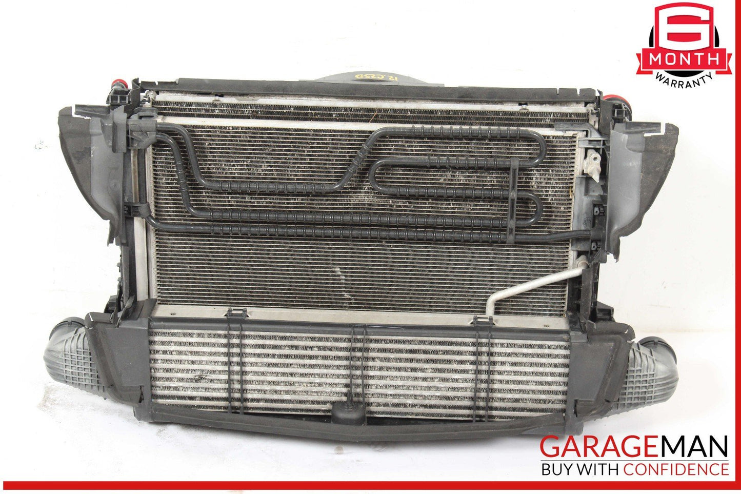 12-14 Mercedes W212 E550 C250 Engine Radiator Condenser Cooling Fan Motor Assy