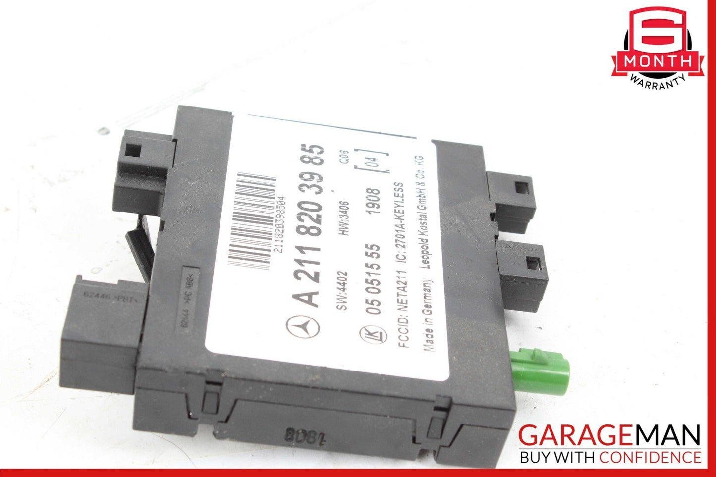 03-11 Mercedes W219 CLS500 E500 E63 AMG Keyless Go Entry Control Module Unit OEM