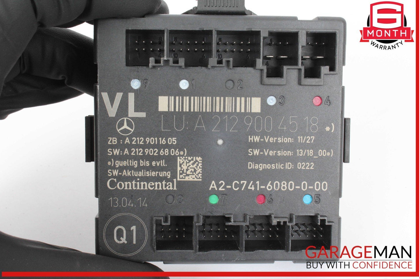 08-18 Mercedes W212 E350 C300 Front Left Side Door Control Module Unit OEM