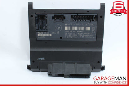07-13 Mercedes W221 S350 S400 S550 Front Right Side Under Seat Control Module