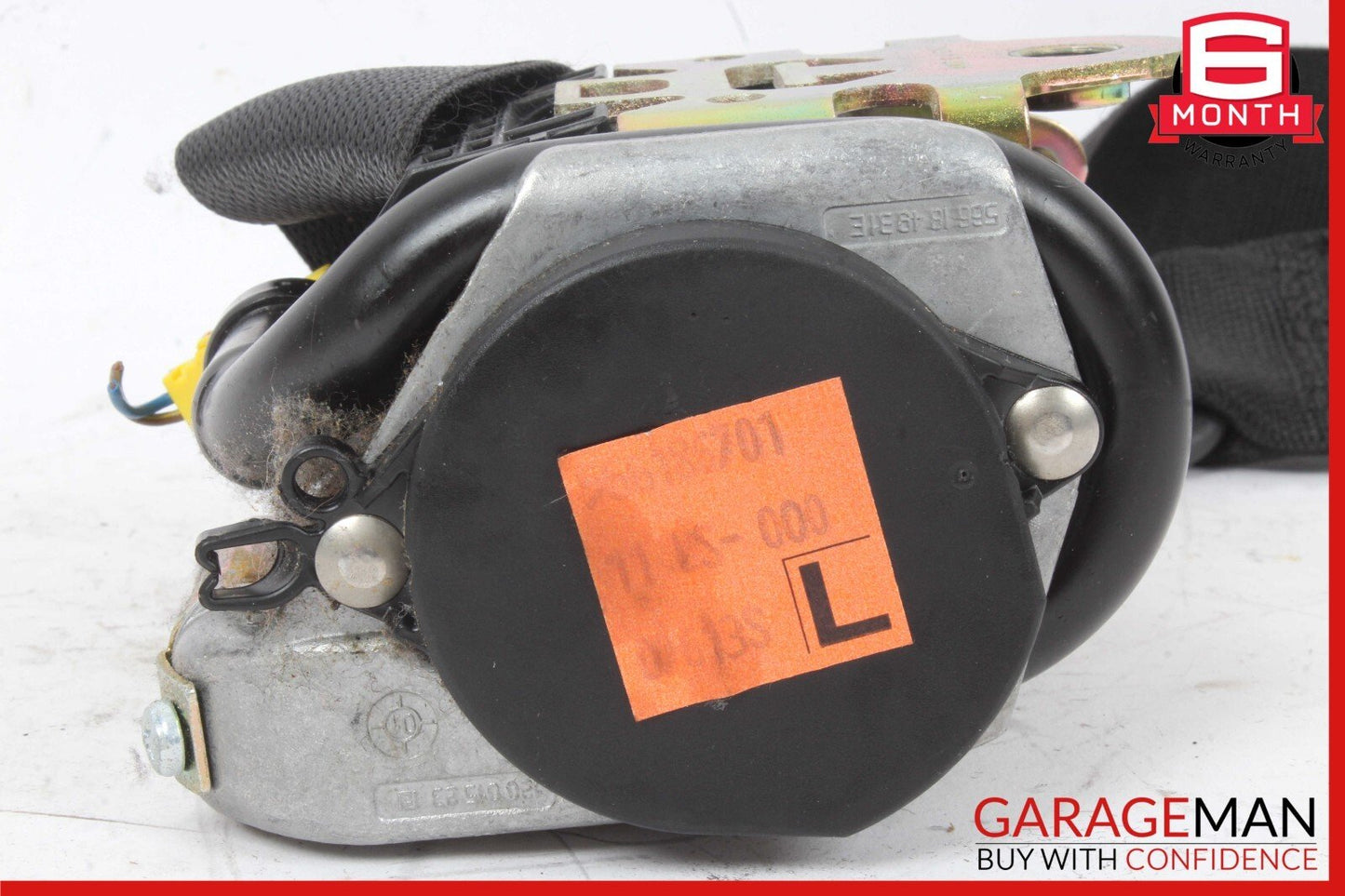 99-04 Mercedes R170 SLK320 Left Driver Side Seat Belt Seatbelt Retractor Black