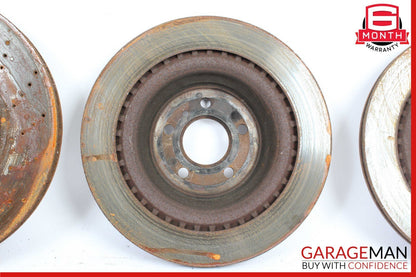 13-19 Mercedes X166 GL450 GL550 Complete Front & Rear Brake Rotor Disc Set of 4