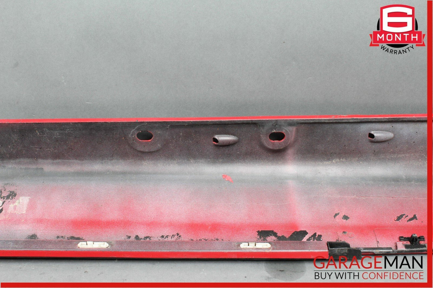 02-05 Mercedes W203 C230 Coupe Left Driver Side Rocker Skirt Molding Panel Red