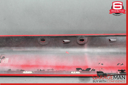 02-05 Mercedes W203 C230 Coupe Left Driver Side Rocker Skirt Molding Panel Red