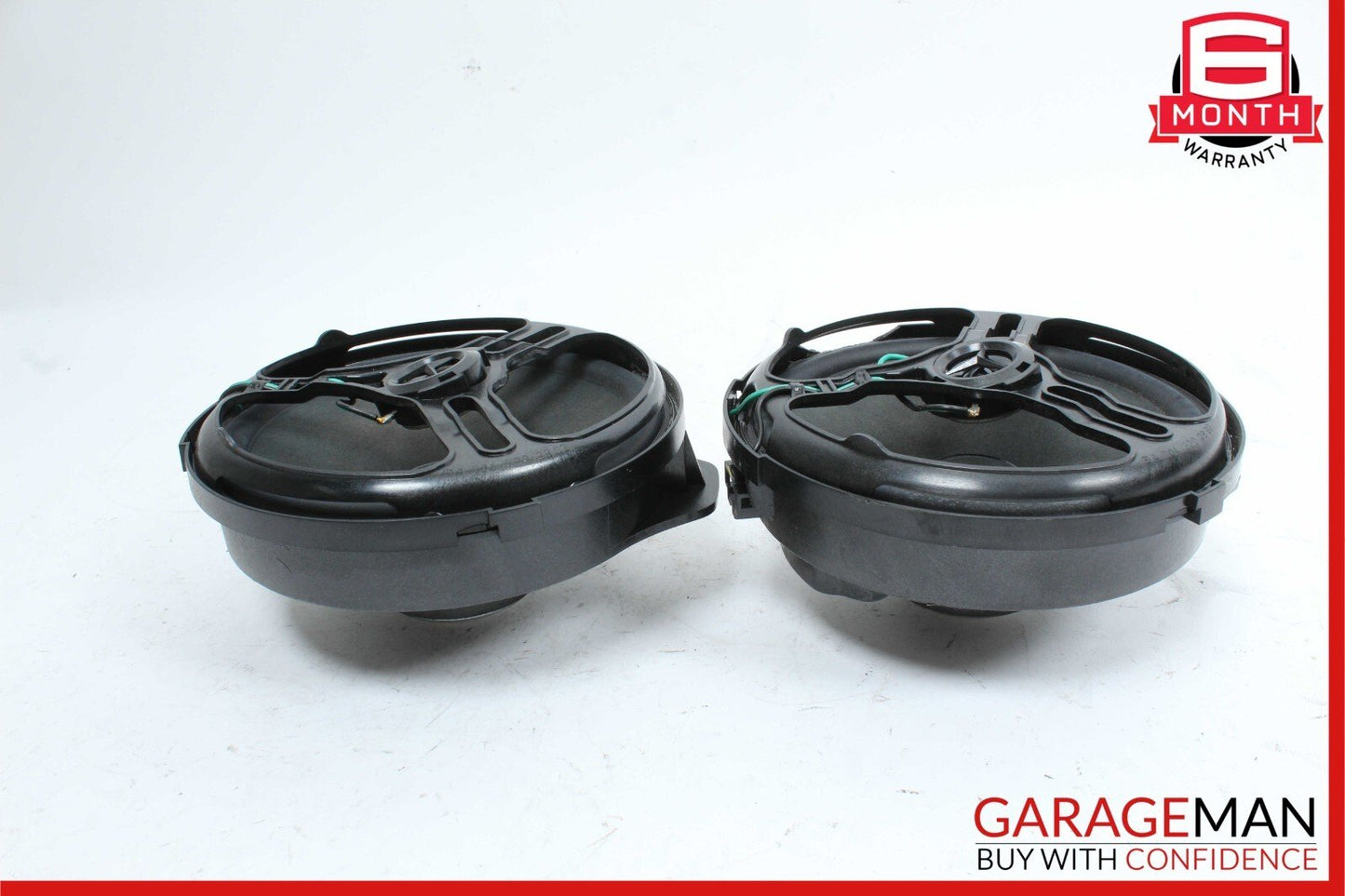 08-15 Mercedes W204 C300 Rear Left & Right Door Sound Speakers Set of 2 OEM