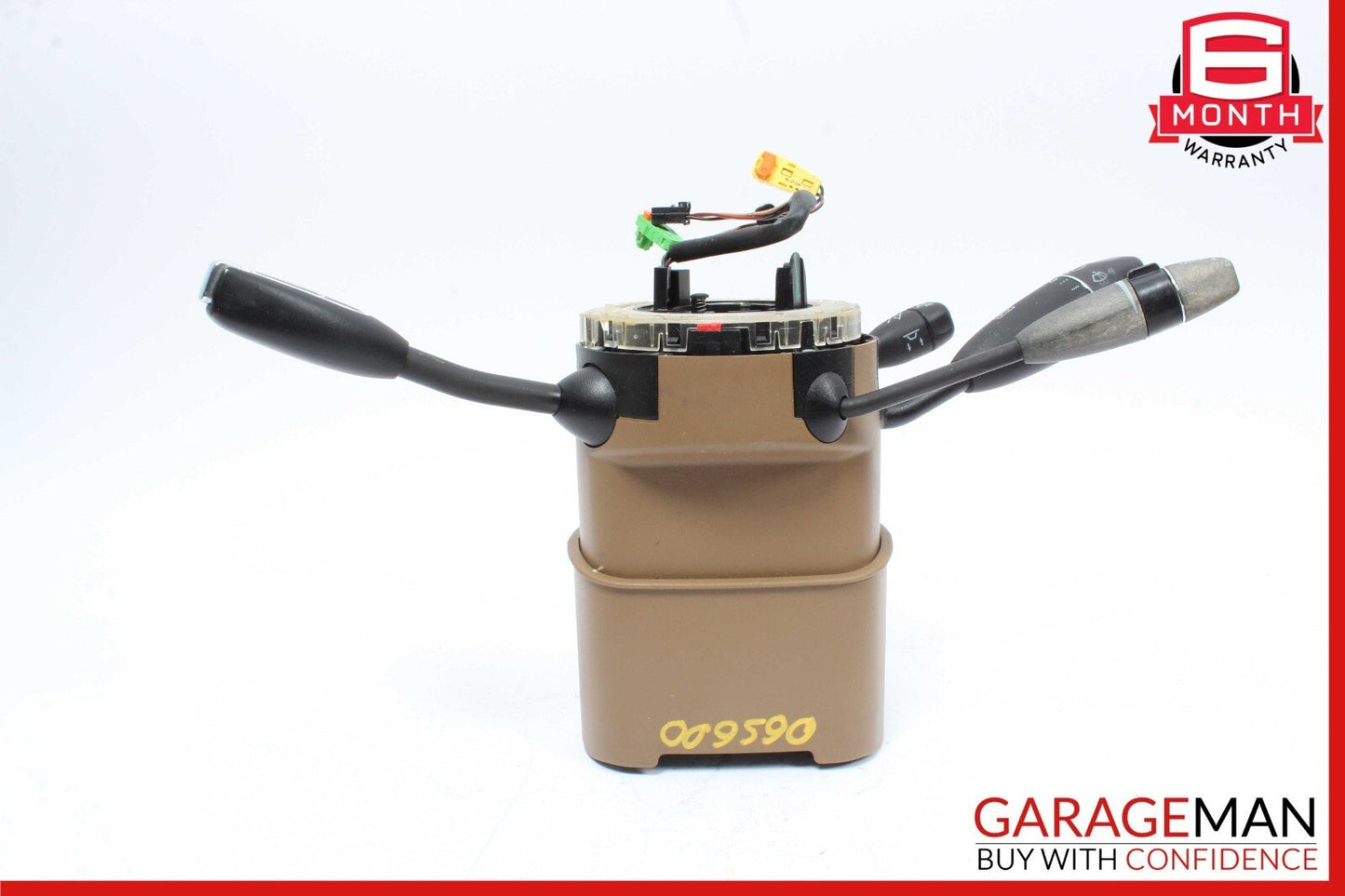 07-14 Mercedes W221 S600 Gear Shifter Selector Steering Column Assy Brown