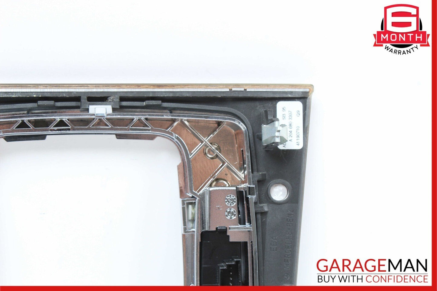 08-11 Mercedes W204 C250 C300 Center Console Shift Shifter Bezel Trim Cover Wood