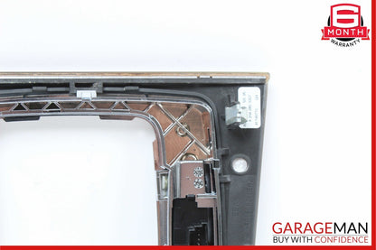 08-11 Mercedes W204 C250 C300 Center Console Shift Shifter Bezel Trim Cover Wood